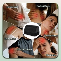 4-Layer Adjustable Neck and Shoulder Relaxer – Ergonomic EVA Support Pillow