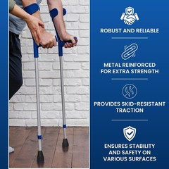 3/4 Inch Non-Slip Cane Tips – Durable Rubber Replacement for Canes & Walkers