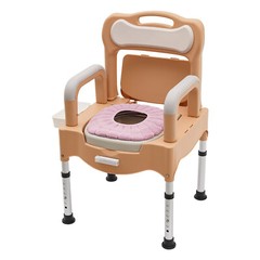 Commodes Chair Portable Toilet Chair Bedside Height Adjustable 250kg/551.16lbs