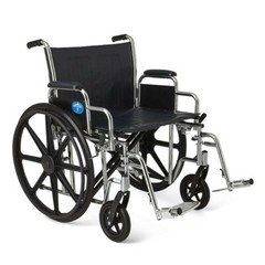 Medline MDS806900 Excel Extra-Wide 24″ Bariatric Wheelchair