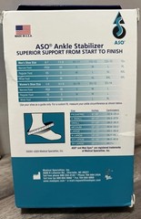 Med Spec ASO Ankle Support Stabilizer Left or Right MEDIUM Model 264014 Black