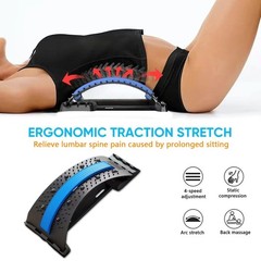 Generic Blue Lumbar Support Board & Back Stretcher for Lower Back Pain Relief
