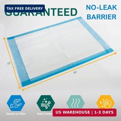 MED PRIDE 15 Disposable Underpads 23“ X 36“ Incontinence Pads, Chux, Bed Cover