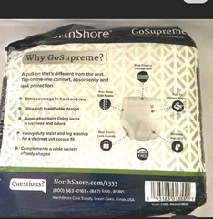 NorthShore GoSupreme Pull-On Underwear Medium 14 Ct