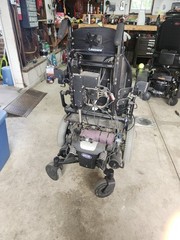 Invacare TDX SP Power Wheelchair Black Joystick Adjustable Armrests Electric