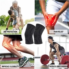 Knee Brace Compression Sleeve Support For Sport Running Arthritis Pain Relief
