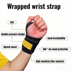 Adjustable Wrist Brace Carpal Tunnel Arthritis Support Splint Neoprene Black