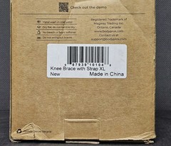 Bodyprox Knee Brace w/ Straps, Side Stabilizers & Patella Pads – Size XL