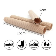 Elastic Fiber Gel Toe Protectors Non slip Silicone Toe Tubes for Foot Comfort