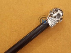 Victorian Walking Stick Solid Brass Metal Wooden Cane Daily Use Accessories Gift