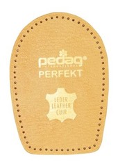 Pedag Perfekt 133 heel cup leather pads, absorb impact shock & relieve heel pain