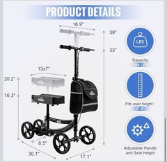 Aojin Knee Scooter/Walker Light Blue Color Brand New