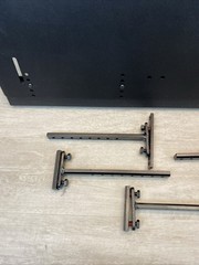 Quantum Edge Seat Rails/Frame/ Pan/ T Bolt mounts for Power Wheelchair Base