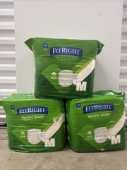Adult Diapers, Extra+ Heavy Absorbency, M (Waist Size 32in-44in) 60 Count