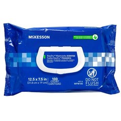 Washcloth Wipes, Scented (6 Pack, 576 Washcloths) Disposable Wet Wipes for Adult