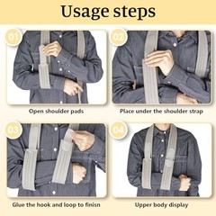 2-Pack Arm Sling,Adjustable Arm Support Strap,Shoulder Immobilizer for Women