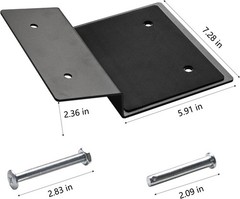 Liramera Steel Shed Ramp Top Kit, Create Ramps with 2″× 8″ Planks, Heavy Duty…