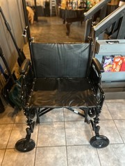 Medline Excel Extra-Wide Bariatric Wheelchair For Adults and Seniors with 24″ Wi