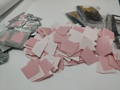 Thermoplastic Nasal Splint Sheet 30*30cm With/Without Sticker Pink 3pcs