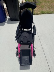 Quickie Zippie TS Folding Wheelchair Kids Pink Upgraded Jay Zip Cushion J3 Back