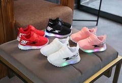 Zapatos De Niños Luces Zapatilla De Deporte De Moda Para Niños Zapato Casual New