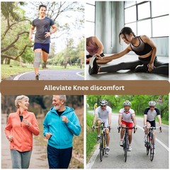 Wonder Care 2-Pack Bamboo Knee Compression Sleeve for Men and XX-Large, Grey