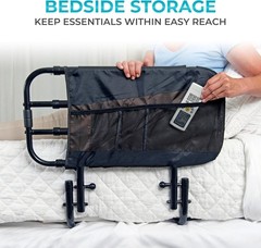 Stander EZ Adjust Bed Rail, Adjustable Senior Bedrail and Safety Assist Railing