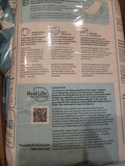 Tranquility Booster Pads 3-1/2 X 12 In Heavy Youth Flow-Through Pad 180Ct (6) PK