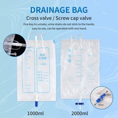Men’s Wearable Urinal Collector Set, Urine Collection System with Condom Cath…