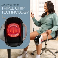 Red Light Therapy Knee Brace – Portable Infrared Device for Relief, Stiffness…