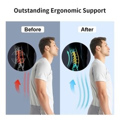 Waist Support Brace Belt Copper Lumbar Lower Back Pain Relief For Men Women US