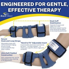 SoftPro Bend to Fit Elbow Orthosis for Mild to Severe Contractures – L3762 –