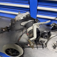 JAZZY SELECT RELPACEMENT MOTOR PM802-D10A PM802-D10B + ANTI TIP WHEEL ASSY