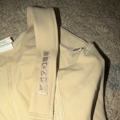 M&D Beige Compression Pants Adjustable Front Close Full Body Compression Garment
