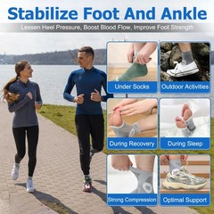 6Pairs Neuropathy Socks – Toeless Compression Socks for Women & Men, Plantar …