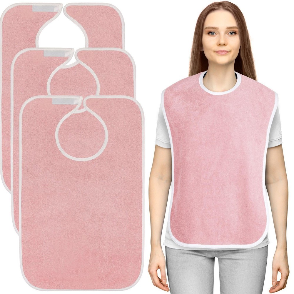 Utopia Towels 3 Pack Premium Unisex Adult Bibs for Elderly Women Men,…