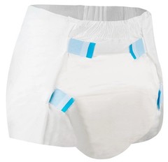 BetterDry Day M7 Adult Diapers with Plastic Backing, Size Medium, 2 Pack Sample