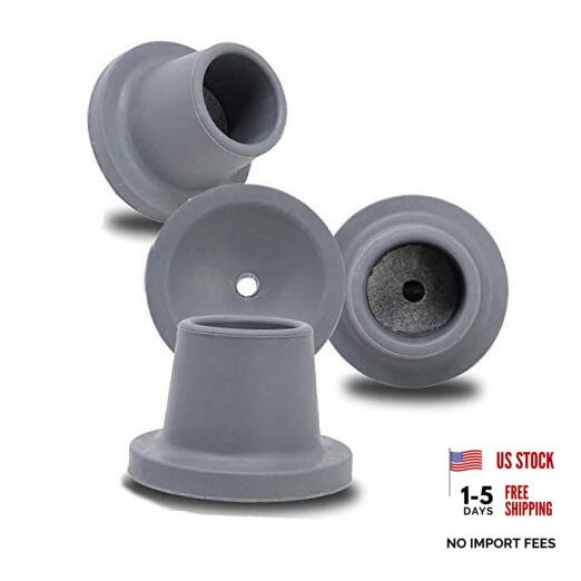 Replacement Feet for Shower Chair Bath Seat, Shower stools and 1-1/8″ I.D Grey