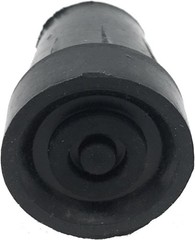 Replacement Cane Tips, 3/4 inch / 1.9 cm diameter, Black, Two Tips