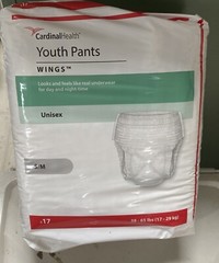 New Cardinal Health Youth Pull Ups Diapers Packages Size: S/M (38-65lb) 17 Count