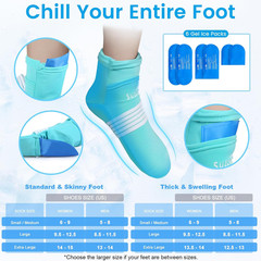 Suzzipad Cold Gloves and Socks for Chemotherapy, Chemo Ice Packs for Hands and F