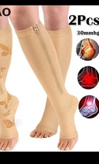 Compression Socks (1 Pair ) Beige
