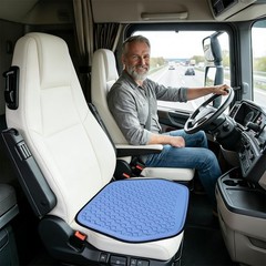 Zpana Gel Car Seat Cushion Dark Blue