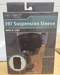 CoreTech 397 Suspension Sleeve, L2397, Black, One Size, New. Use With Knee Brace