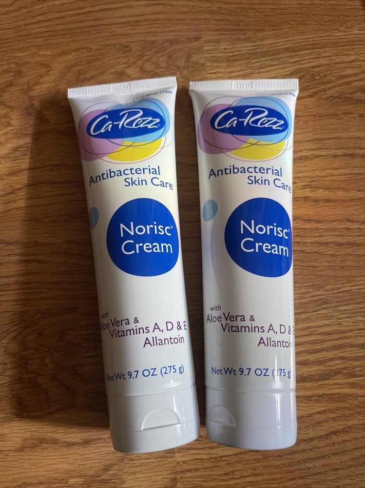 Ca-Rezz Antibacterial Skin Care Norisc Cream with Aloe vera 9.7 oz – Exp 11/23