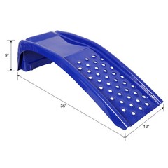 2Pack Heavy Duty Solid Steel Car Ramps, 8000lbs Auto Service Ramps for Truck SUV