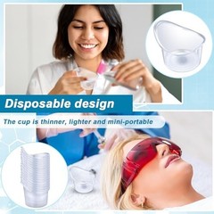 200 Pcs Disposable Eye Wash Cups 5ml – Portable Plastic Rinse & Flush Cups
