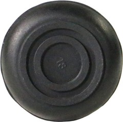 Replacement Cane Tips, 3/4 inch / 1.9 cm diameter, Black, Two Tips