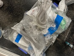 Brand new Quantum power chair, lightly used shower chair and other medical equip