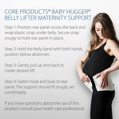 Core Products Belly Lifter Maternity Support Helps Ease Back Pain Discomfort USA